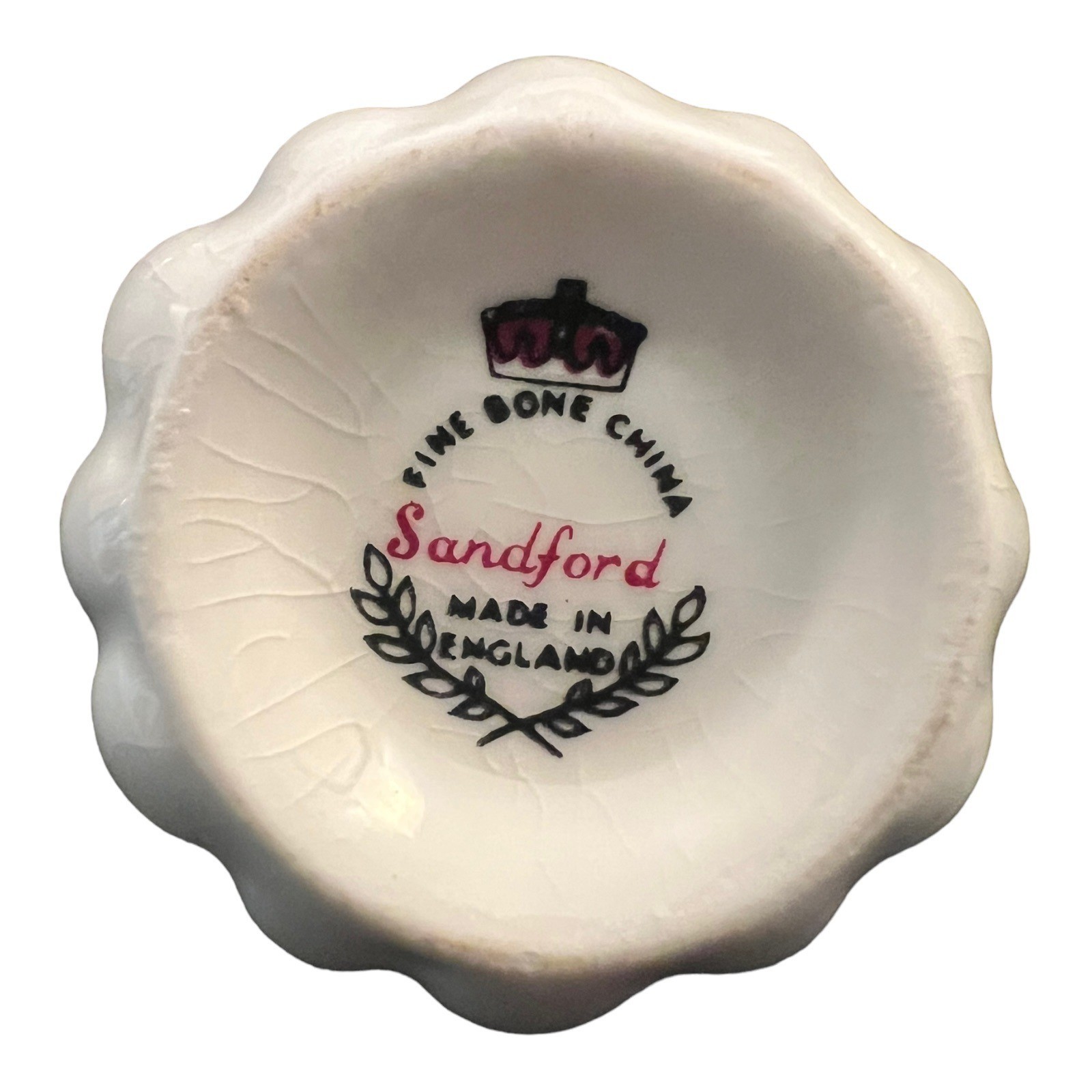 Vintage Sandford Fine Bone China Decorative Floral Porcelain Display