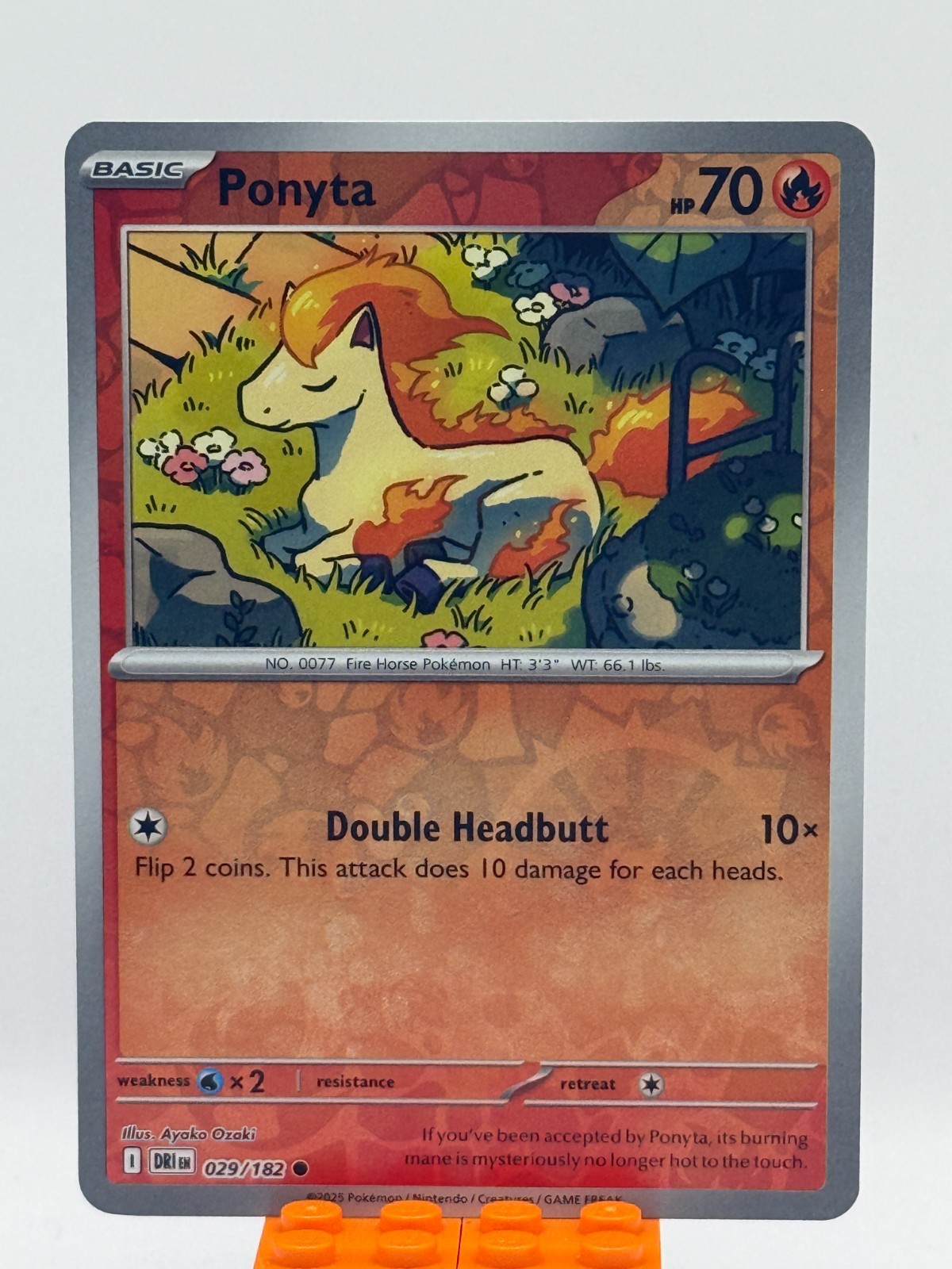 Ponyta 029/182 Sv10: Destined Rivals Reverse Holo Pokemon