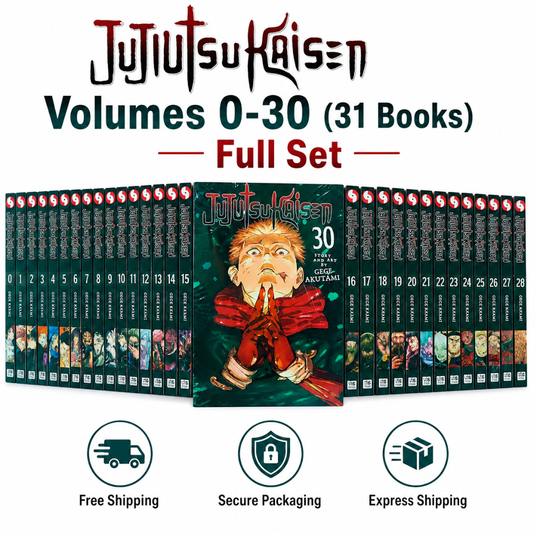 New Jujutsu Kaisen Manga Vol 0-30 English Set by Gege Akutami [Full / Half] DHL