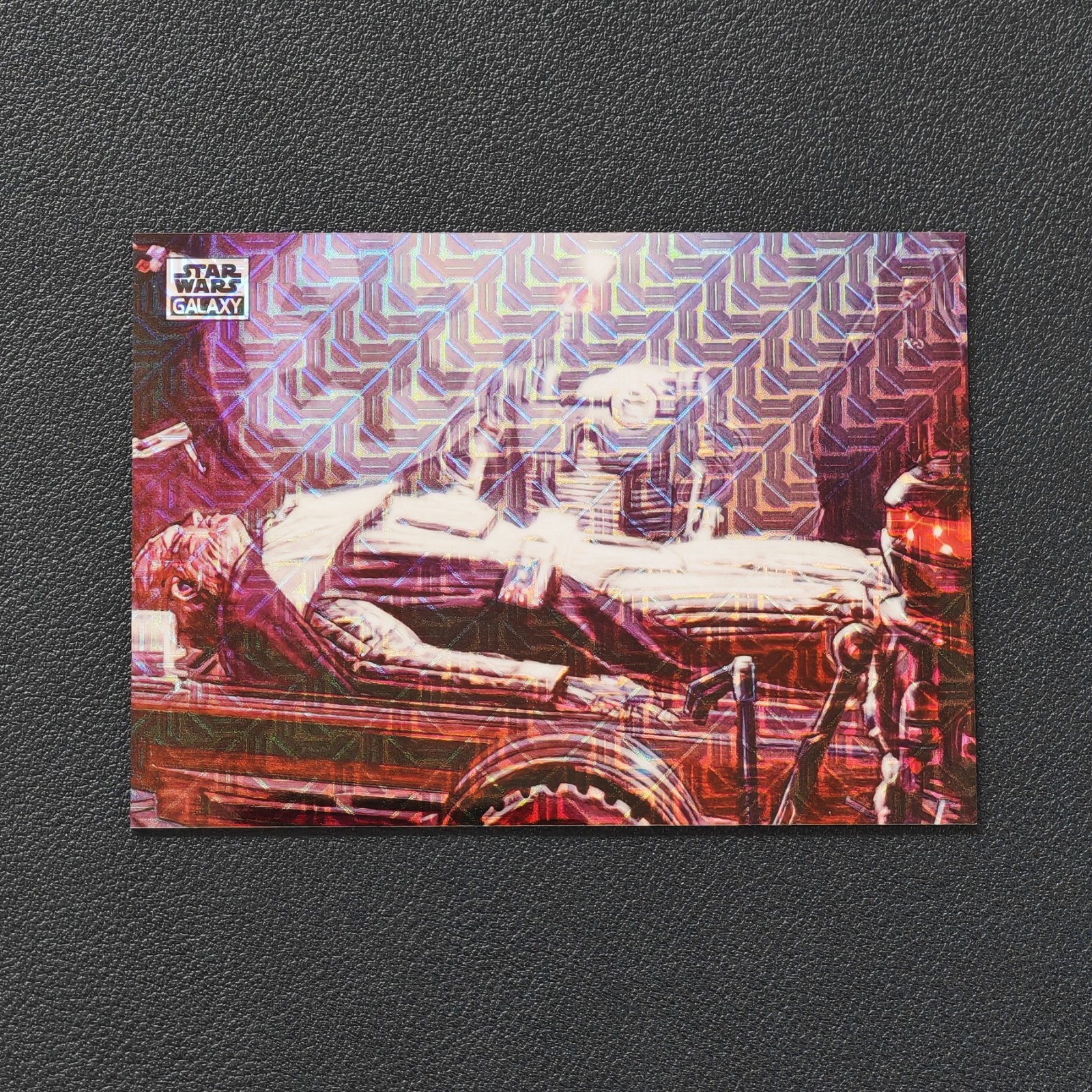 Becoming Darth Vader 2024 Topps Star Wars Galaxy #8 Mojo Refractor 26/50