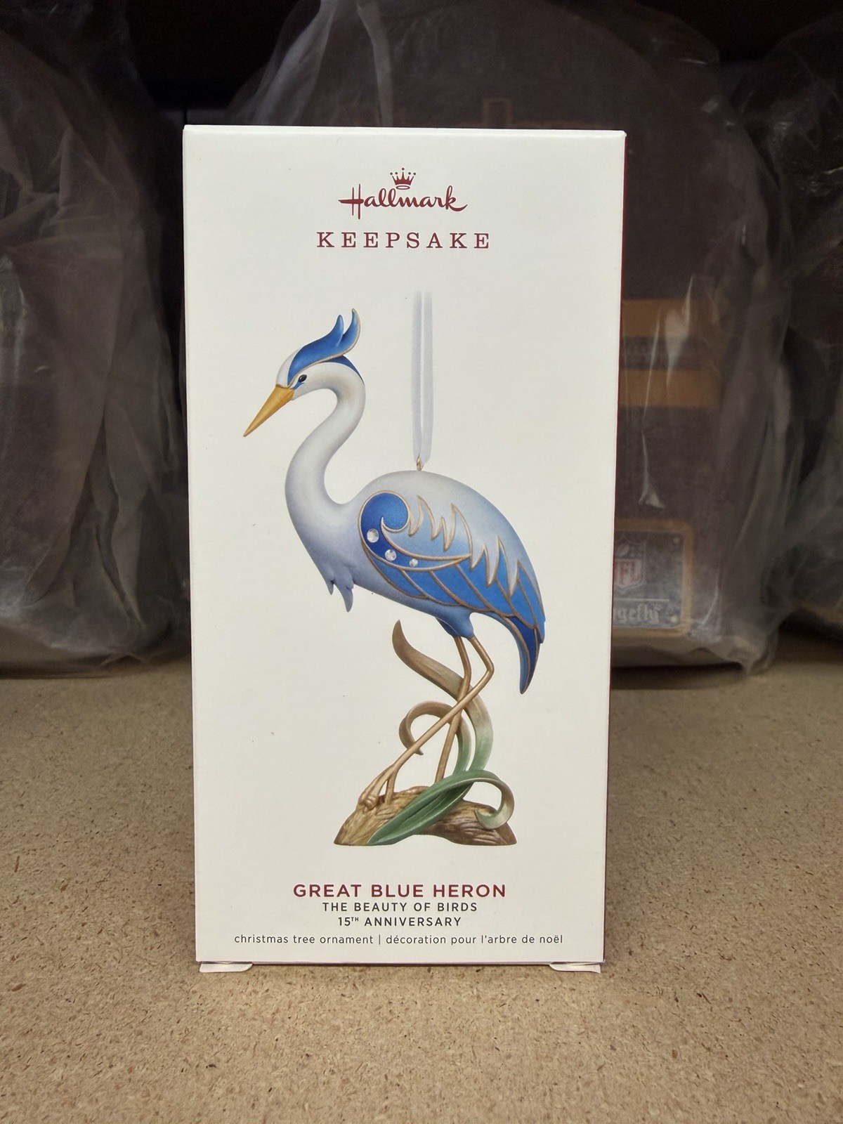 2019 Hallmark Great Blue Heron Ornament – The Beauty of Birds – 15th Anniversary