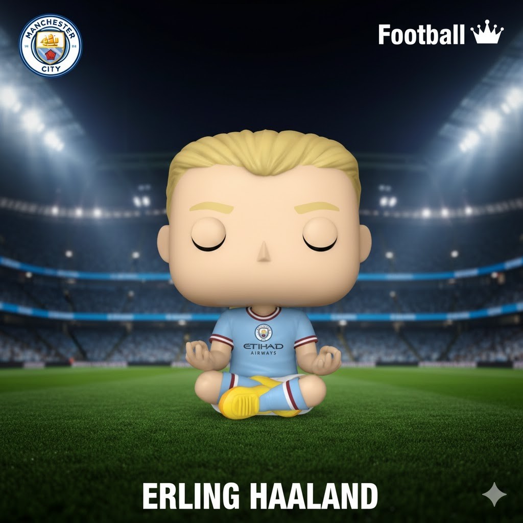 Funko Pop! Football: Manchester City – Erling Haaland Vinyl Figure #68 #89365