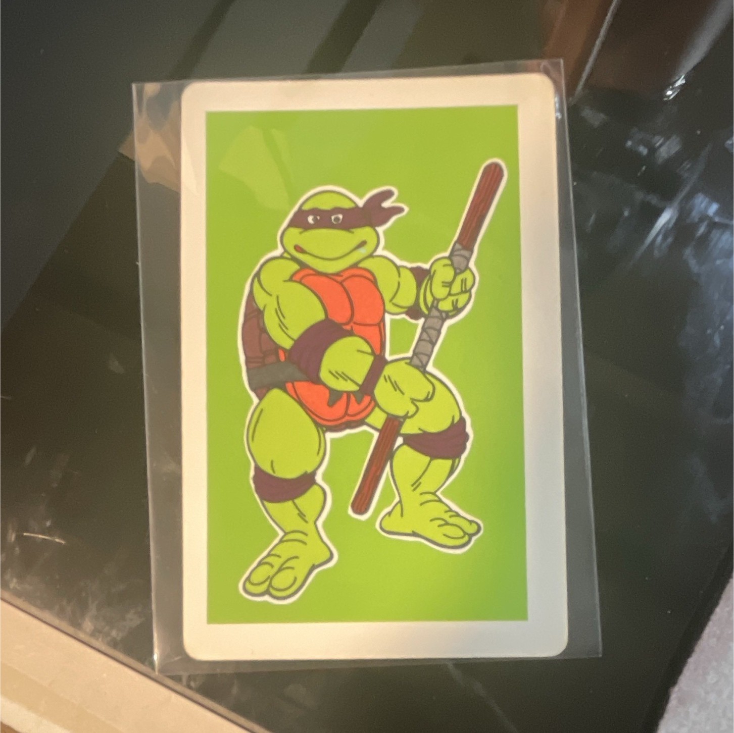 Teenage Mutant Ninja Turtles 1990 Heroes in a Half Shell Donatello Trading Card
