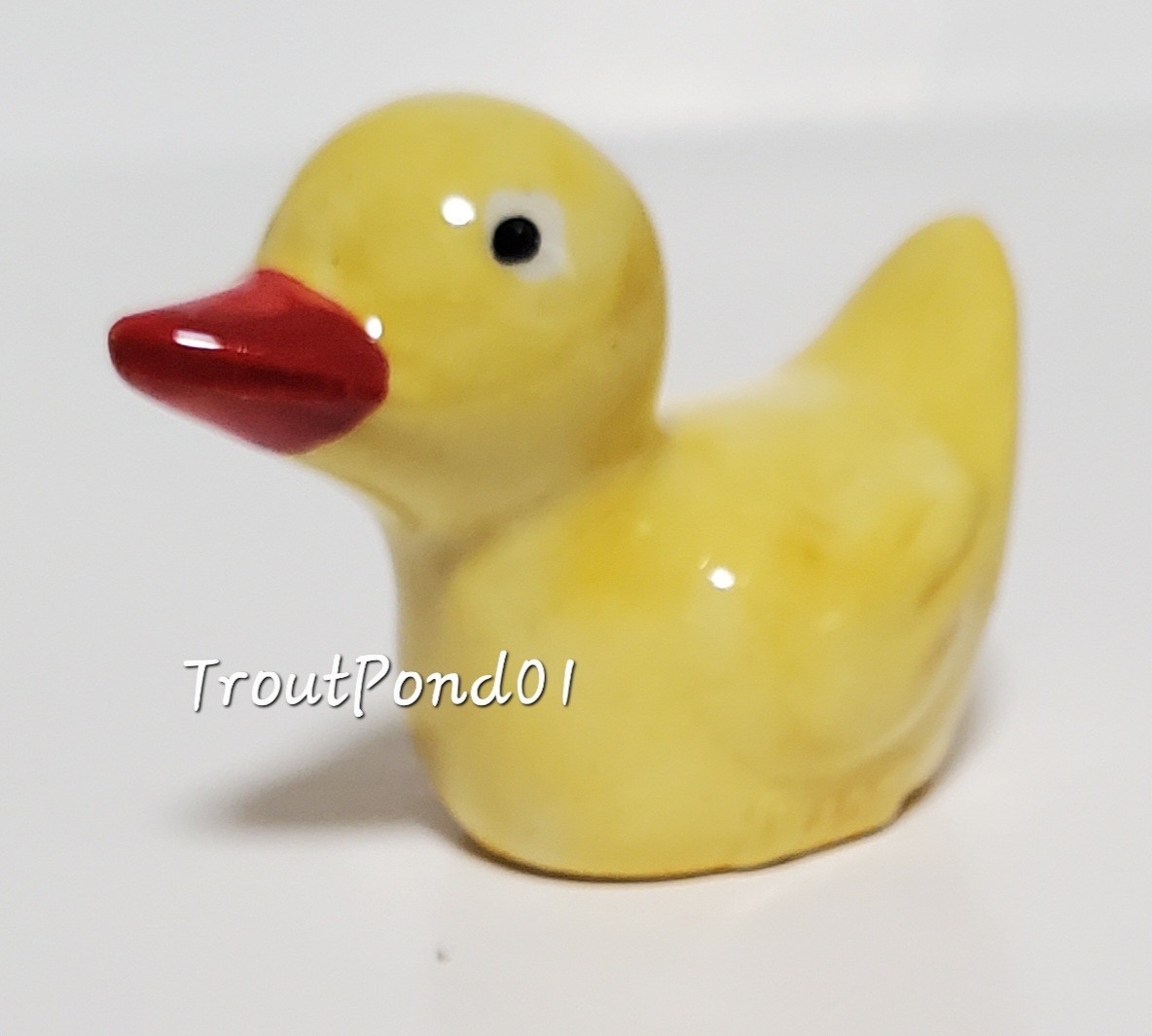 Wade Whimsies Duck Duckling Yellow 2014 Collector LE/125 Porcelain Figurine