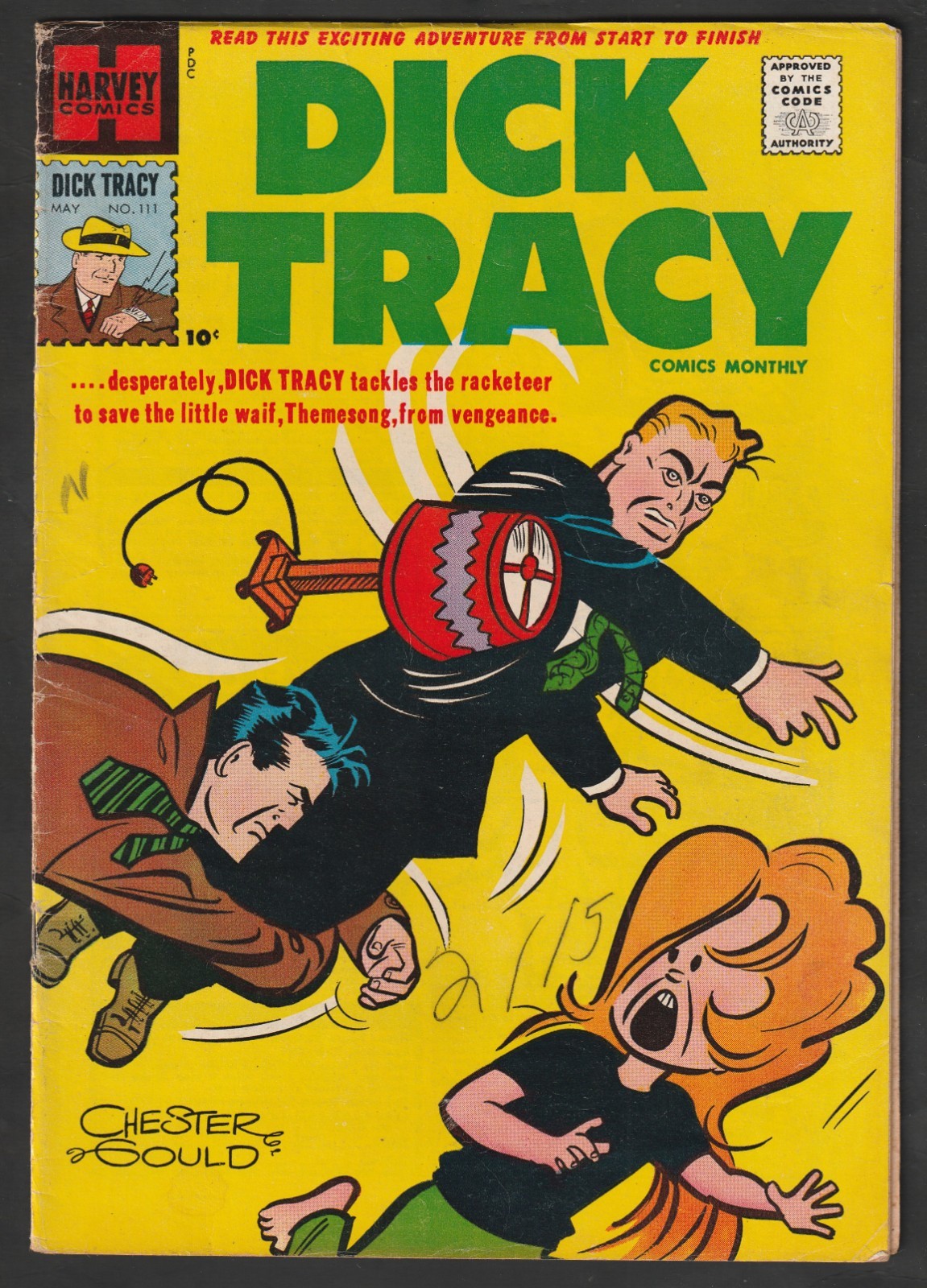 Harvey DICK TRACY COMICS MONTHLY No. 111 (1957) VG