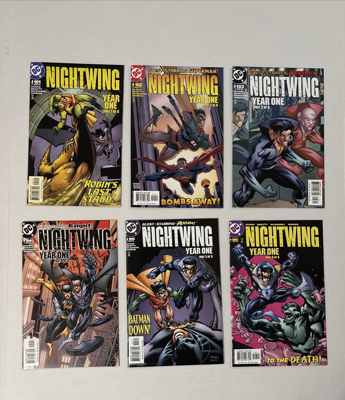 Nightwing #101-106 (2005 Full Run) Year One