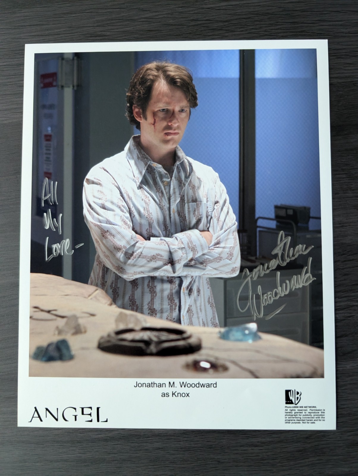 Jonathan Woodward Angel (Firefly, Buffy) Hand Signed 10×8 Autograph