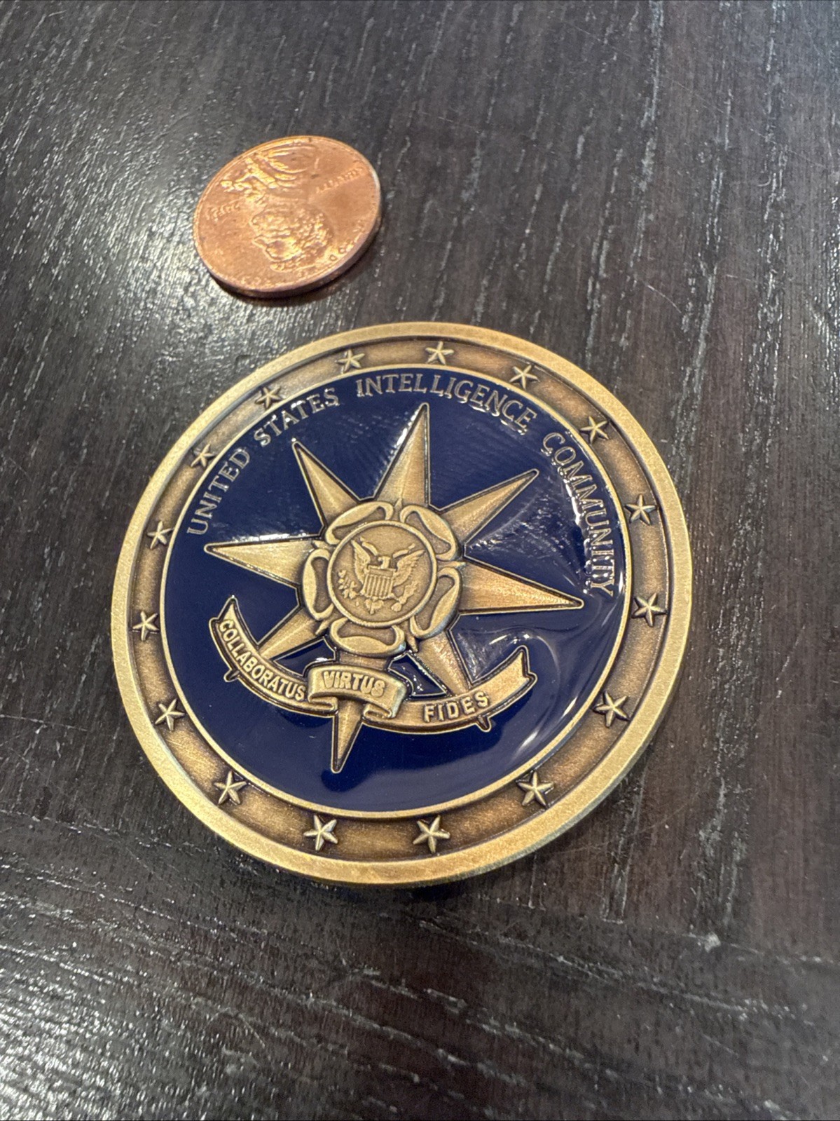 CIA, US INTELLIGENCE COMMUNITY CHALLENGE COIN – Central Intelligence Agency