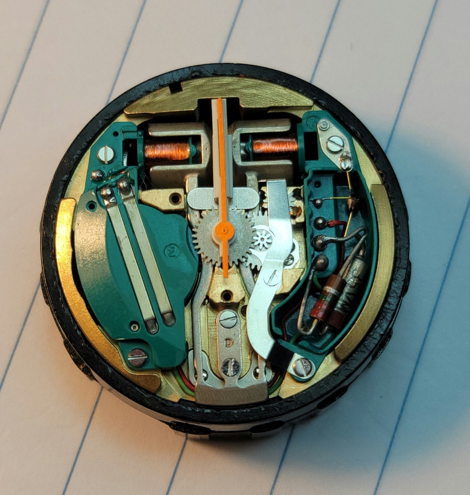 Restored 1973 Model #7387 Swiss Bulova Accutron 214 Stainless Spaceview Watch
