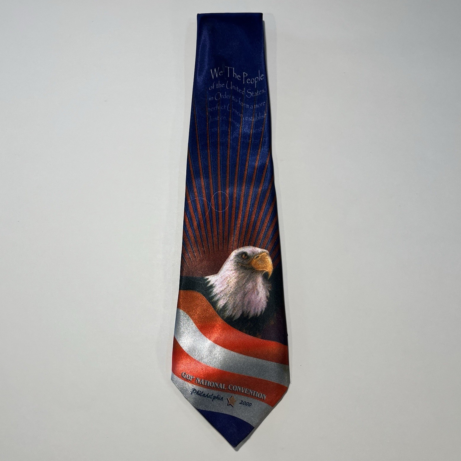 Republican National Convention 2000 Philadelphia We The People Eagle Tie