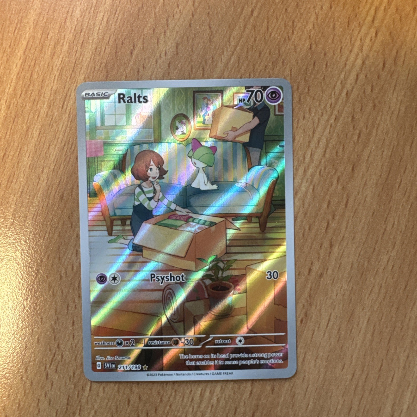Ralts 211/198 SV01: Scarlet & Violet Base Set Holo pokemon TCG NM