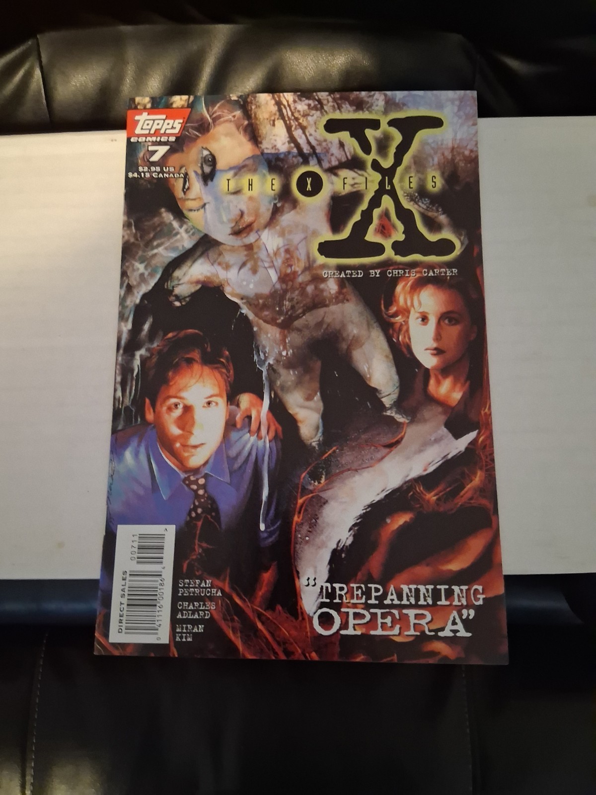 X-Files #7 1996 Topps Comics VF/NM Comic Book Direct Edition