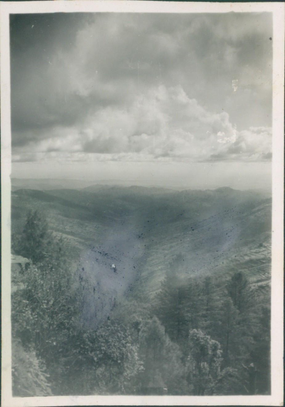 Photo Pakistan 1949 Murree Hills RAF Topa Hill Depot lower Topa Daybreak