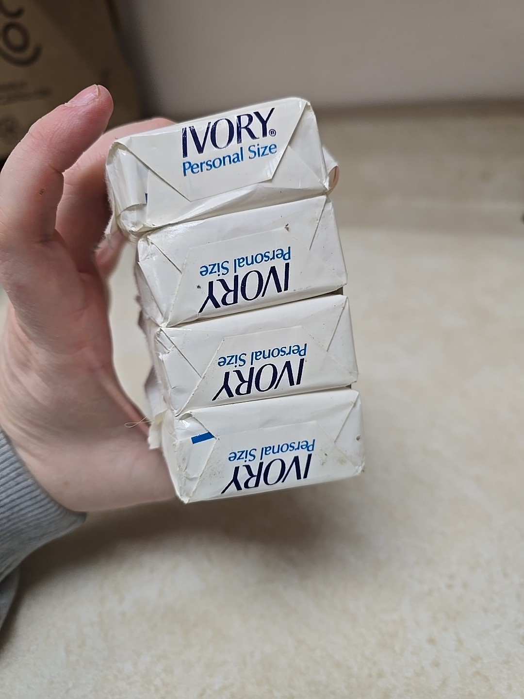 Vintage Ivory Soap Personal Size 4 Pack 3.1oz Bars NOS Movie Prop New Old Stock