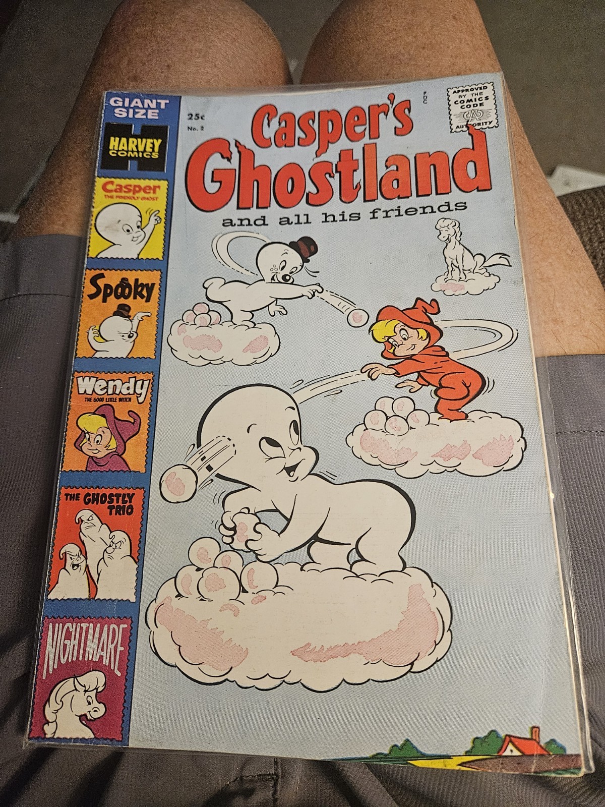 CASPER’S GHOST LAND #2m (1959) F-VF (7.0) cond. SPOOKY, GHOSTLY TRIO, WENDY