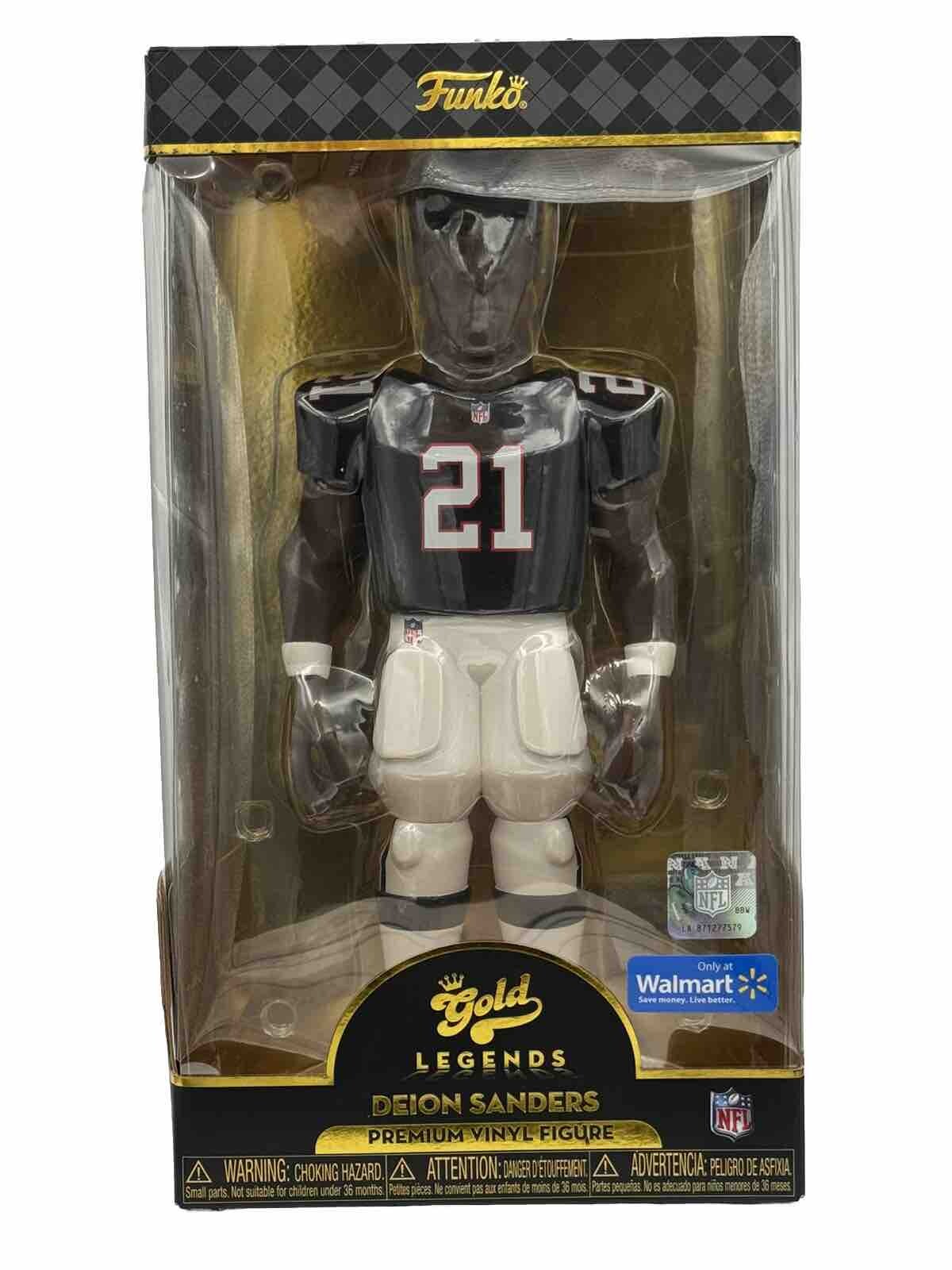 Funko Gold Legends 2022 Deion Sanders (Atlanta Falcons) Premium 12” Vinyl Figure