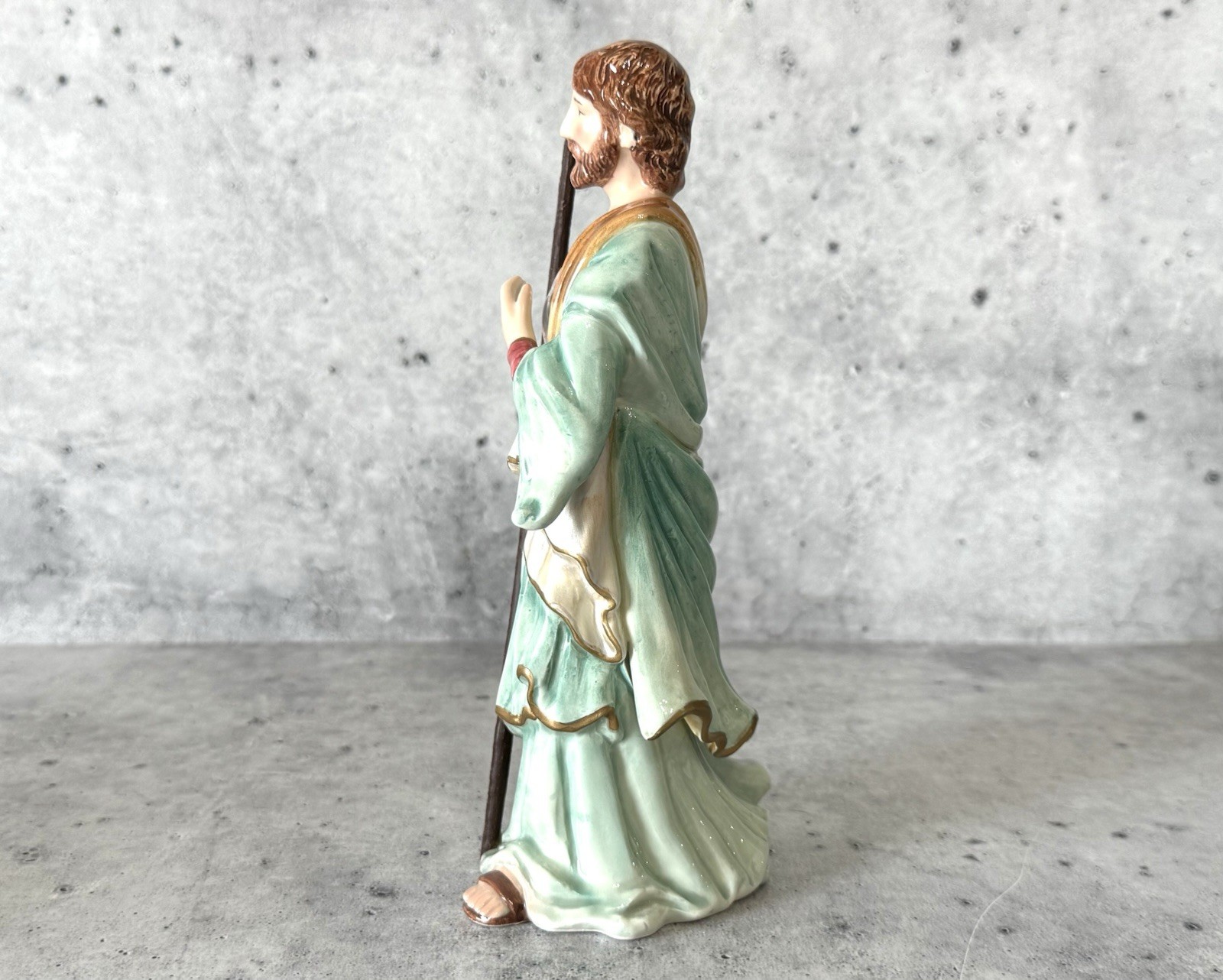 Fitz & Floyd Nativity Joseph Figurine 9.5″ 19/200 In Box Mint Cond