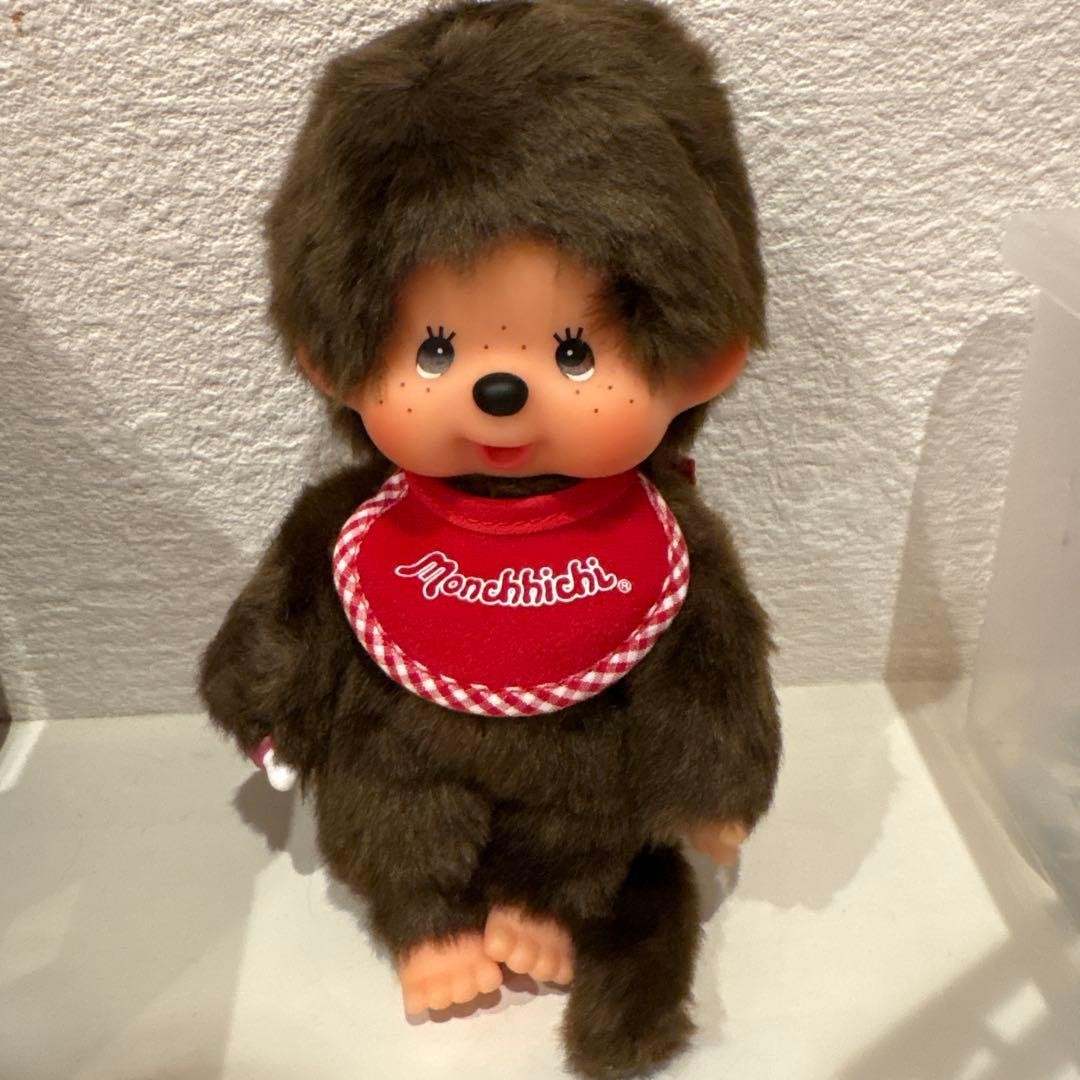 Monchhichi Boy Plush Premium Standard S size Brown / Sekiguchi