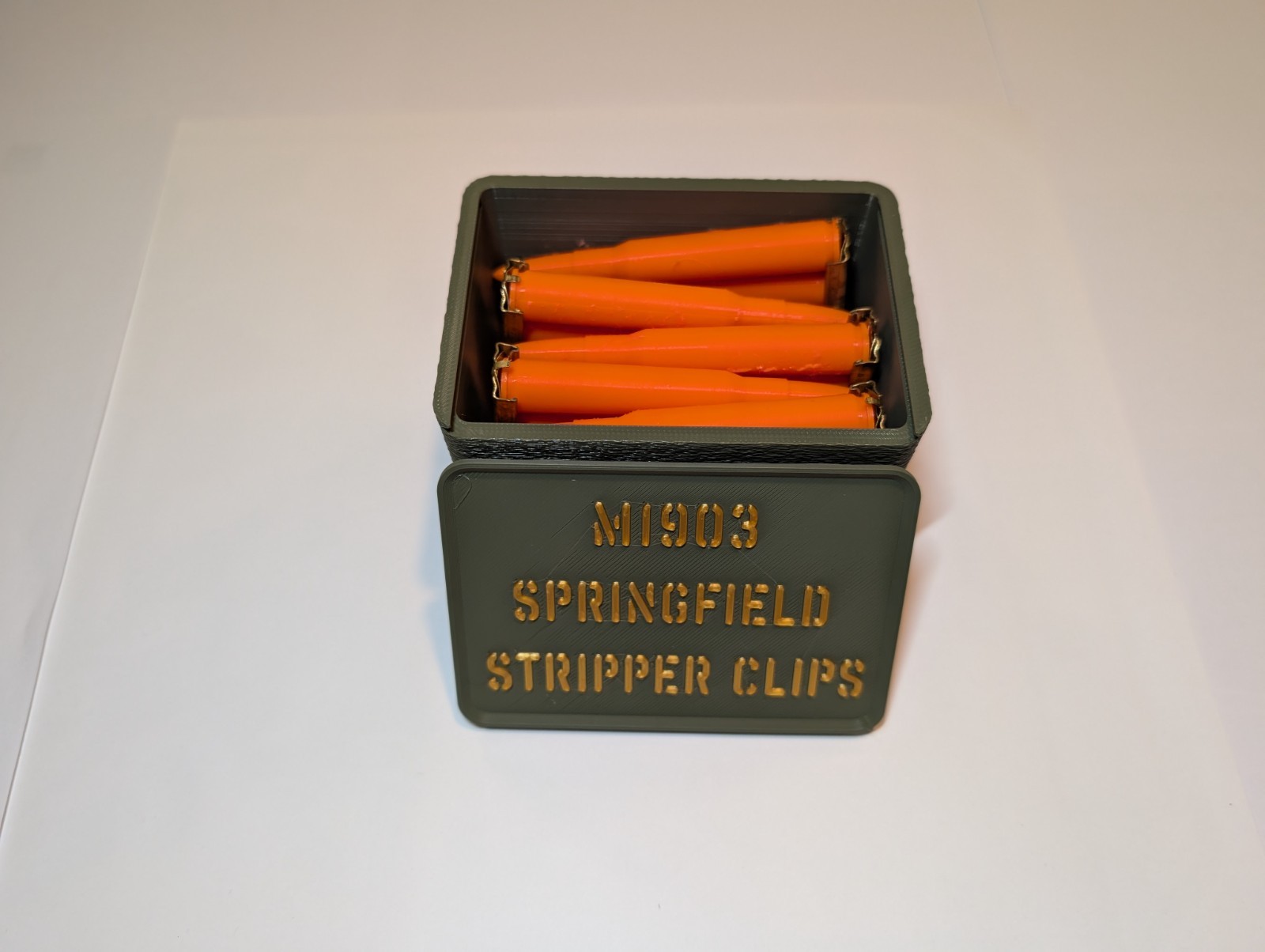 M1903 Springfield Stripper Clip Storage Box (Box Only)