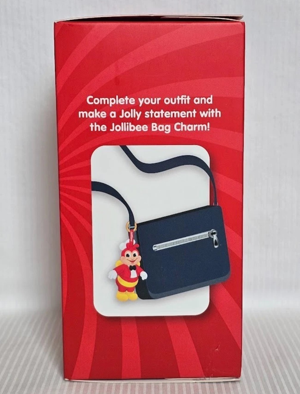 2025 Jollibee Charm bag keychain stuff toy Plush doll 7″ sealed with box USA