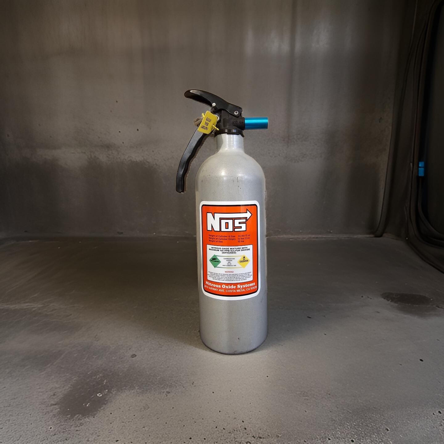 NOS Fire Extinguisher Stickers 2pcs