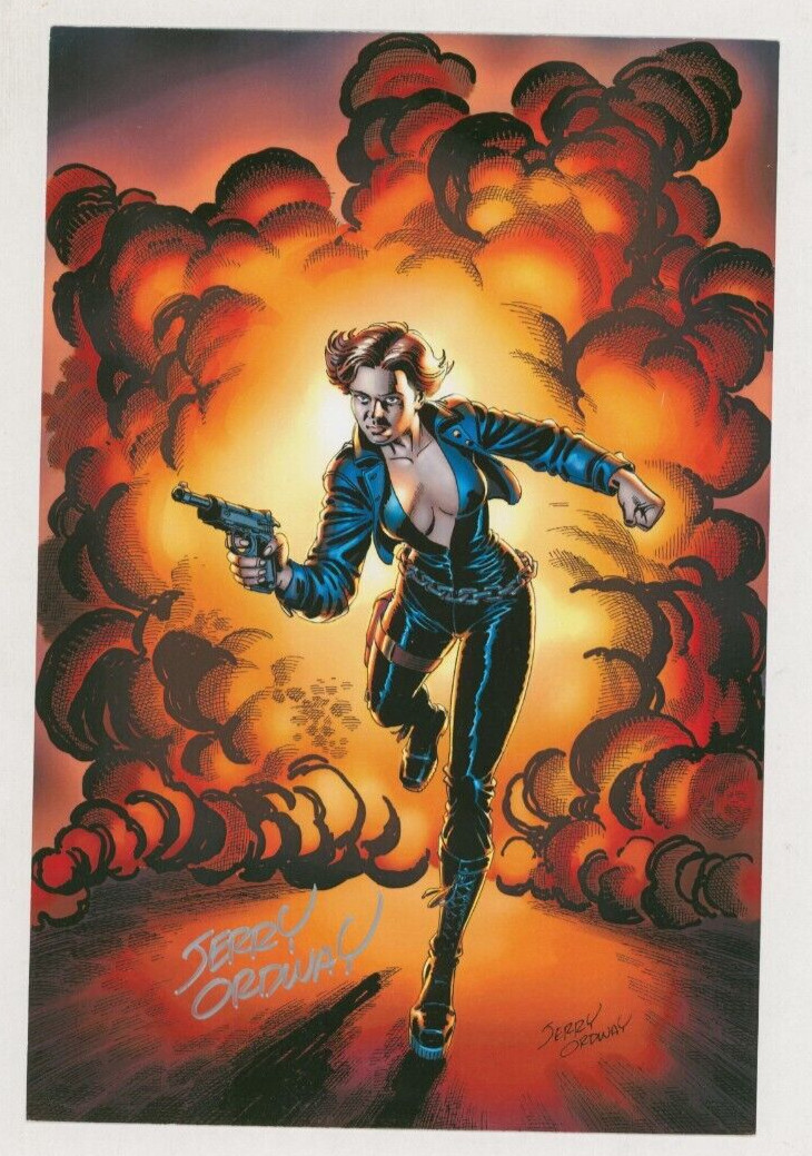 Jerry Ordway SIGNED Rob Jones Perfect Storm Comic Art Print ~ Erin Storm