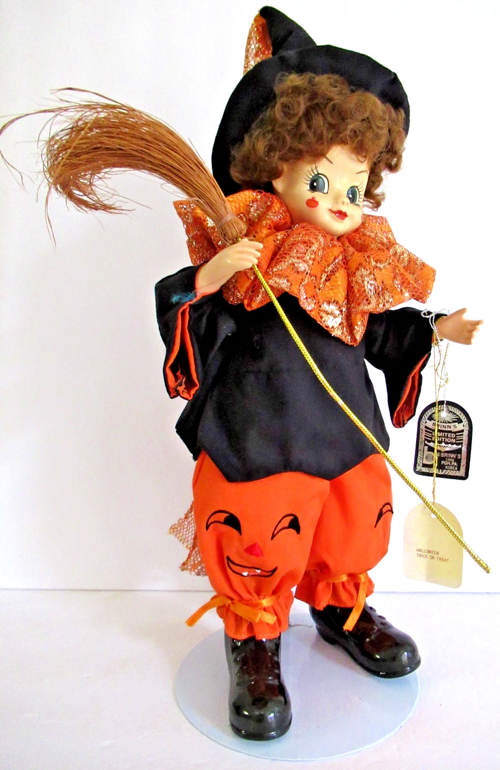 “BRINN’S CALENDAR CLOWN /HALLOWEEN 1986 + METAL STAND” ~*LIMITED EDITION* RARE!!