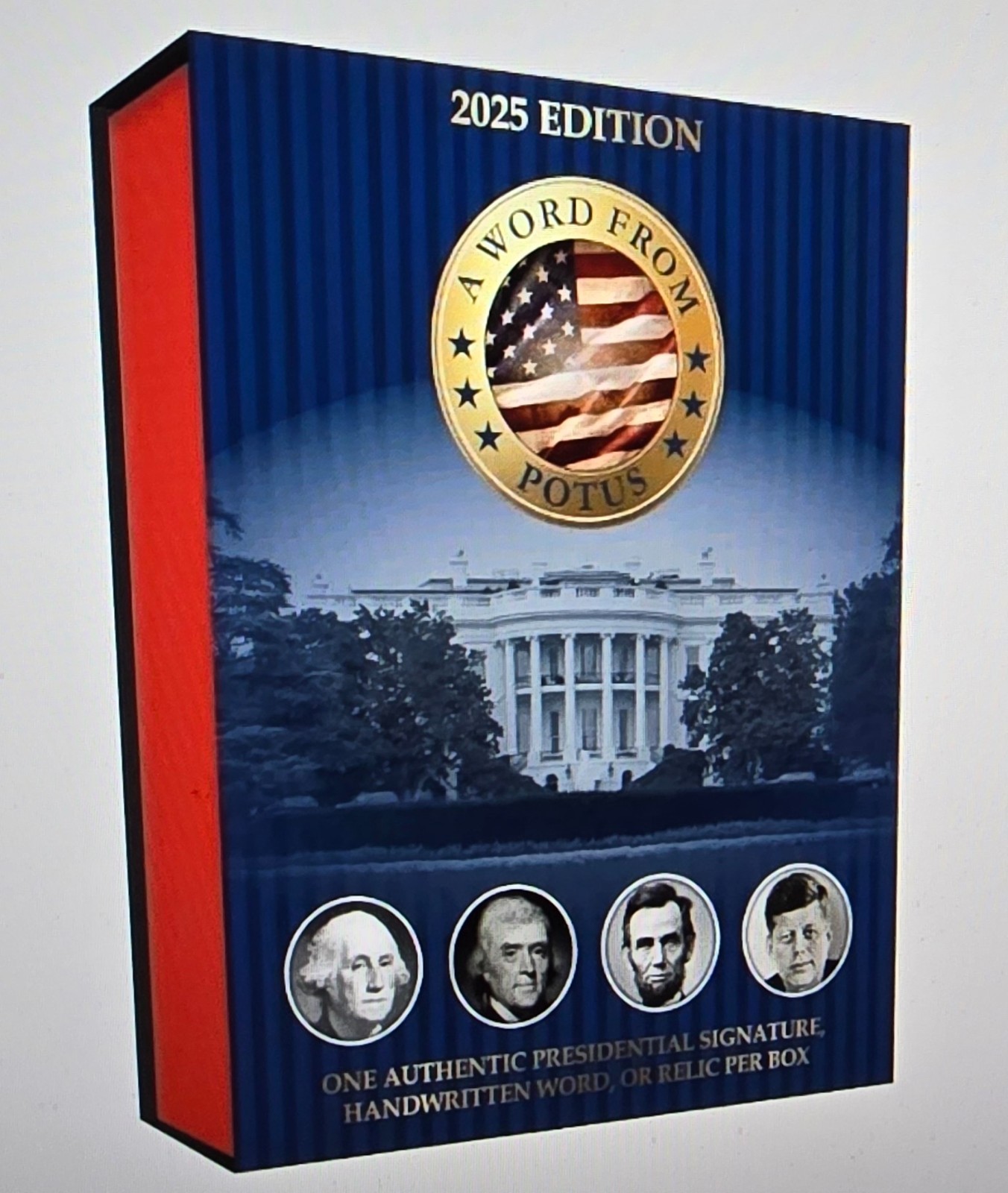 2025 POTUS A WORD FROM THE PRESIDENT, FACTORY SEALED BOX-ONE CARD PER BOX!