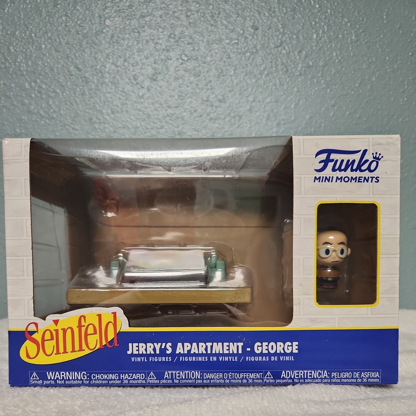 New George Costanza Seinfeld Funko Mini Moments Figure Diorama Jerrys Apartment