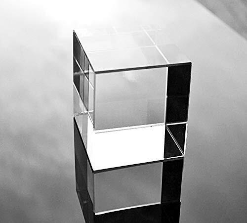 Cubo De Prisma De Vidrio Optico K9, 60 Mm (2,3 Pulgadas)