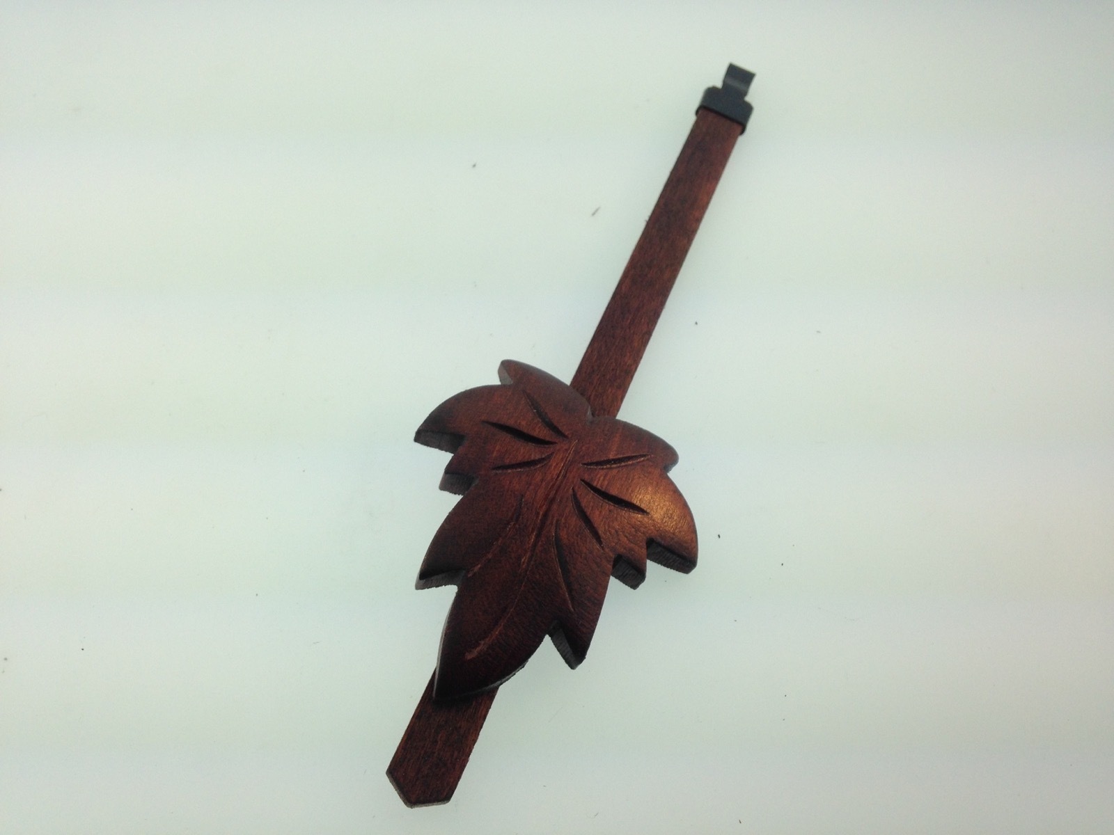 German Cuckoo Clock Pendulum in Walnut Finish