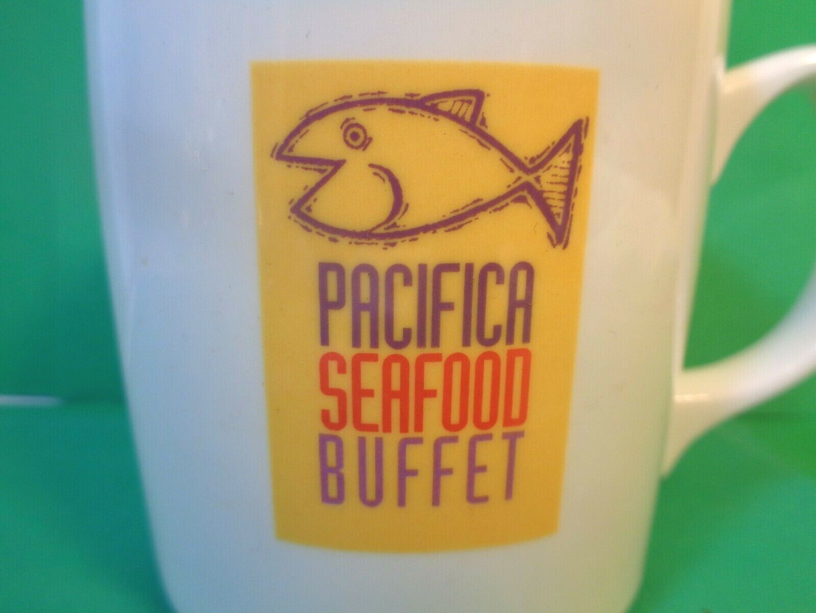 Pacifica Seafood Buffet Coffee Mug, Steelite International (Used/EUC)