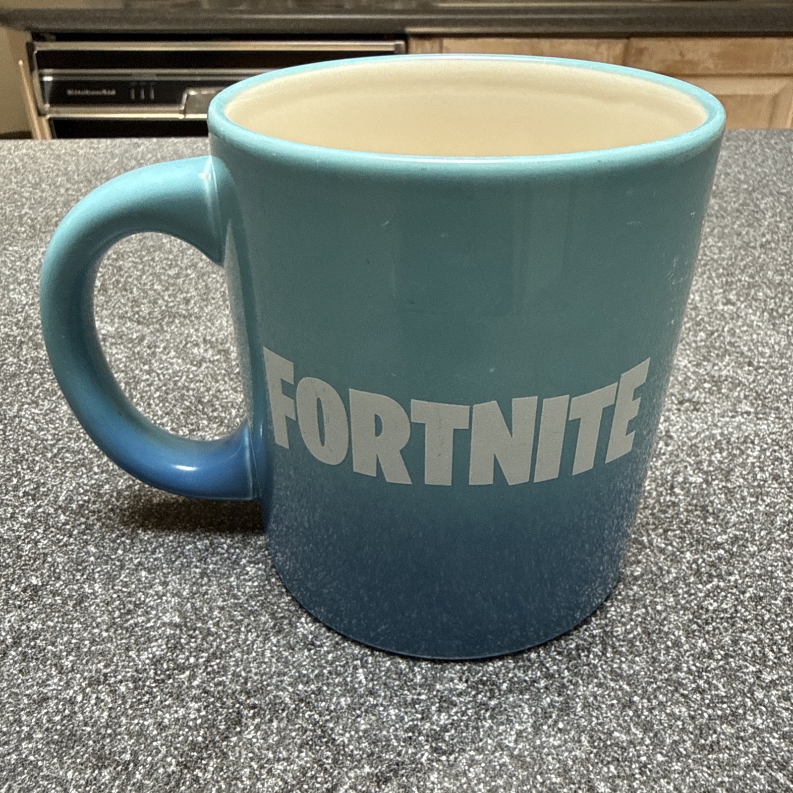 Spencers Fortnite Mug 2018 Epic Games Ombré Teal Coffee Cup