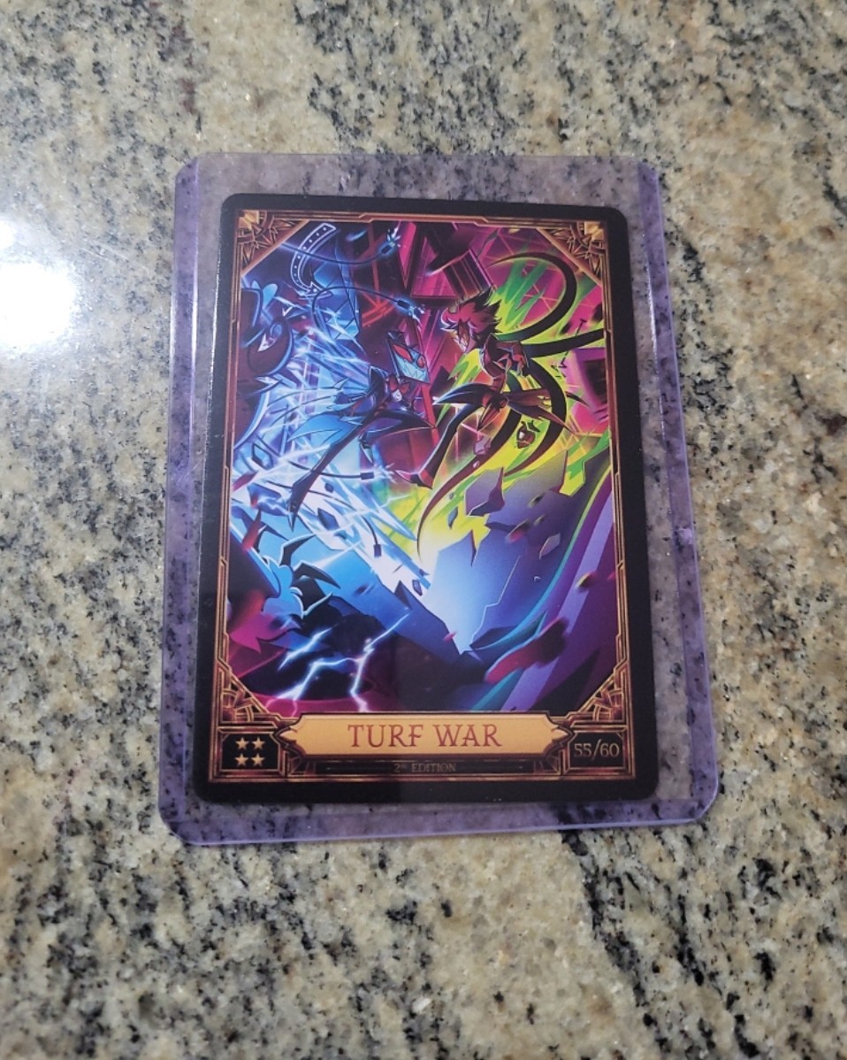 Hazbin Hotel Season 2 Trading Card – Turf War – Vox vs Alastor 2nd Edition 55/60