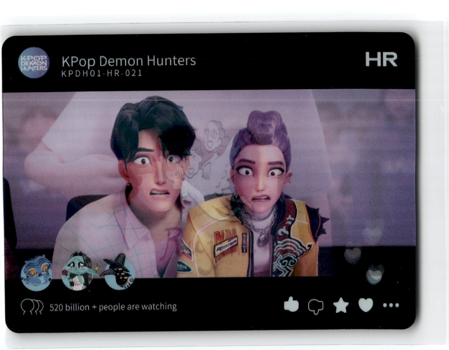 NEW! Kayou KPop Demon Hunters Lenticular Motion Card #HR-021 – Rumi & Jinu