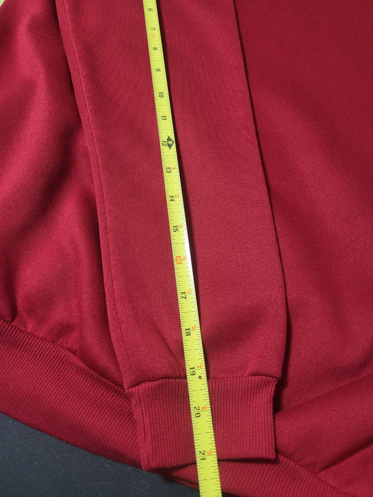 Mickey Star Face Design Sweater Red White Unbranded Polyester Long Sleeve M