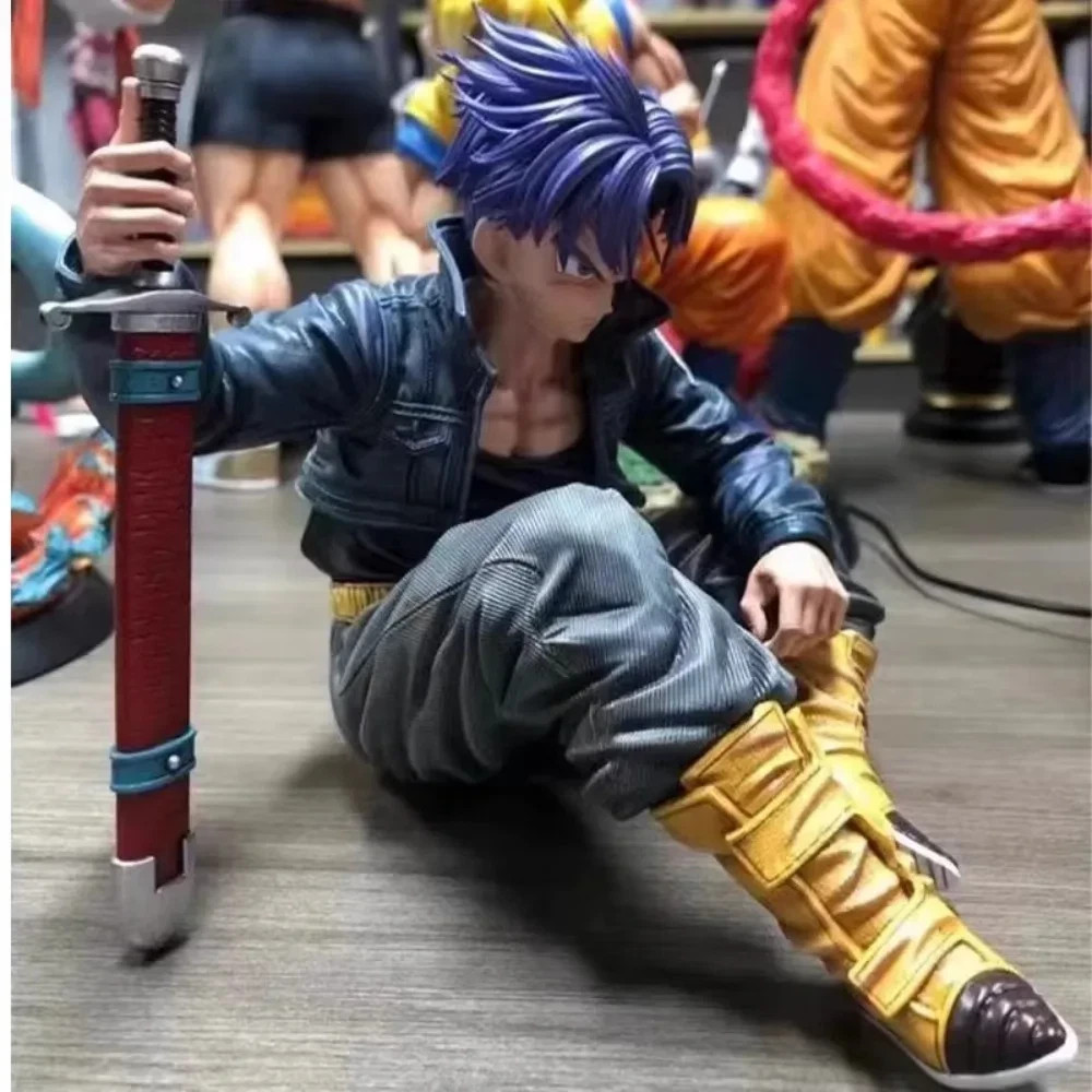 Dragon Ball Z Anime Figure Trunks Action Figurine Super Saiyan Gk Pvc Statue Mod