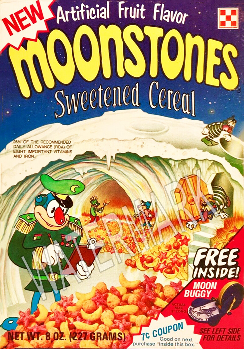 Ralston Moonstones Cereal High Quality Metal Magnet 2.7×4 inches 8918