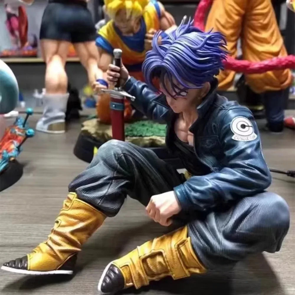 Dragon Ball Z Anime Figure Trunks Action Figurine Super Saiyan Gk Pvc Statue Mod