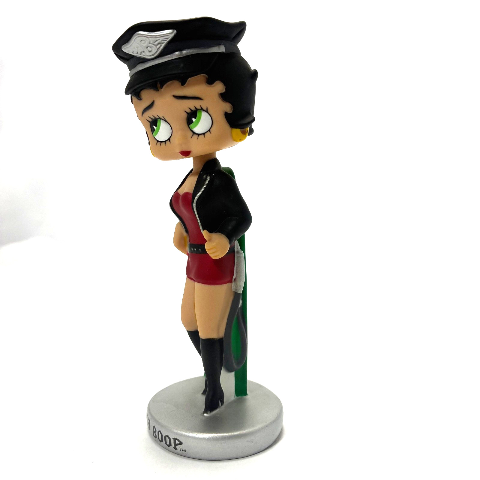 2002 FUNKO WACKY WOBBLER BIKER BETTY BOOP BOBBLEHEAD FIGURE CARTOON CLASSIC