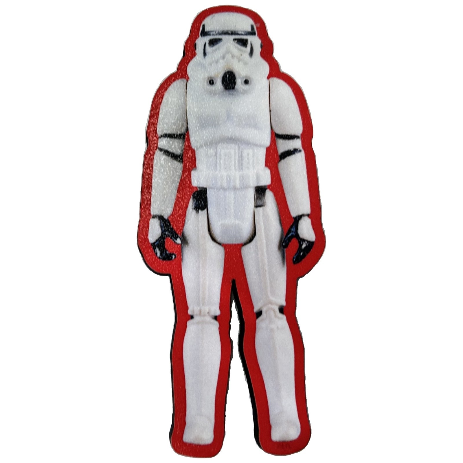 Star Wars Stormtrooper Magnet Wood For Fridge Locker Car Vintage Figure