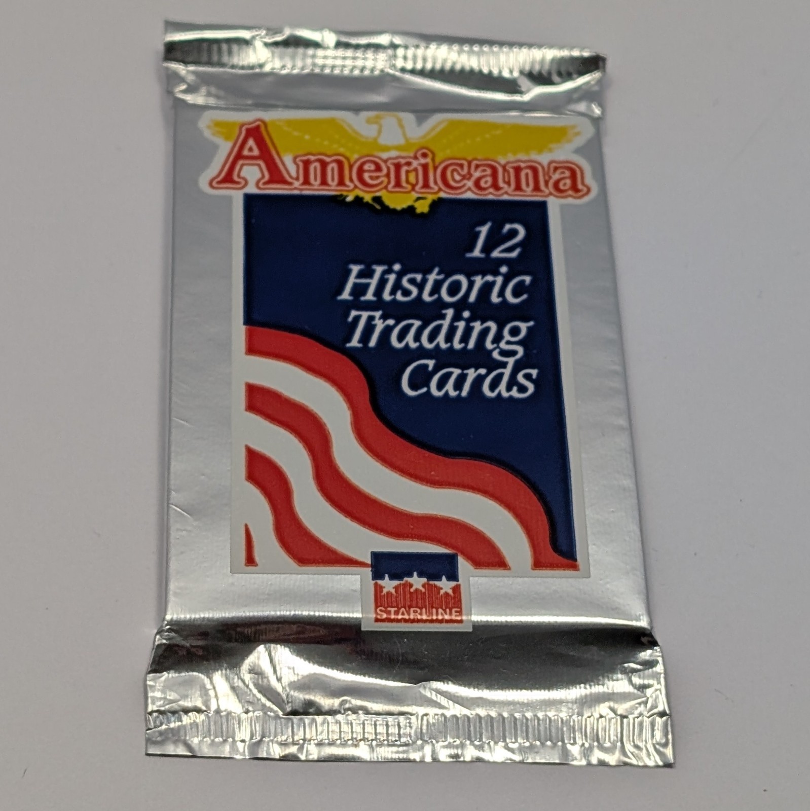 1992 Americana Historic Trading Cards – 1 Pack – Sealed Unopened – Educational