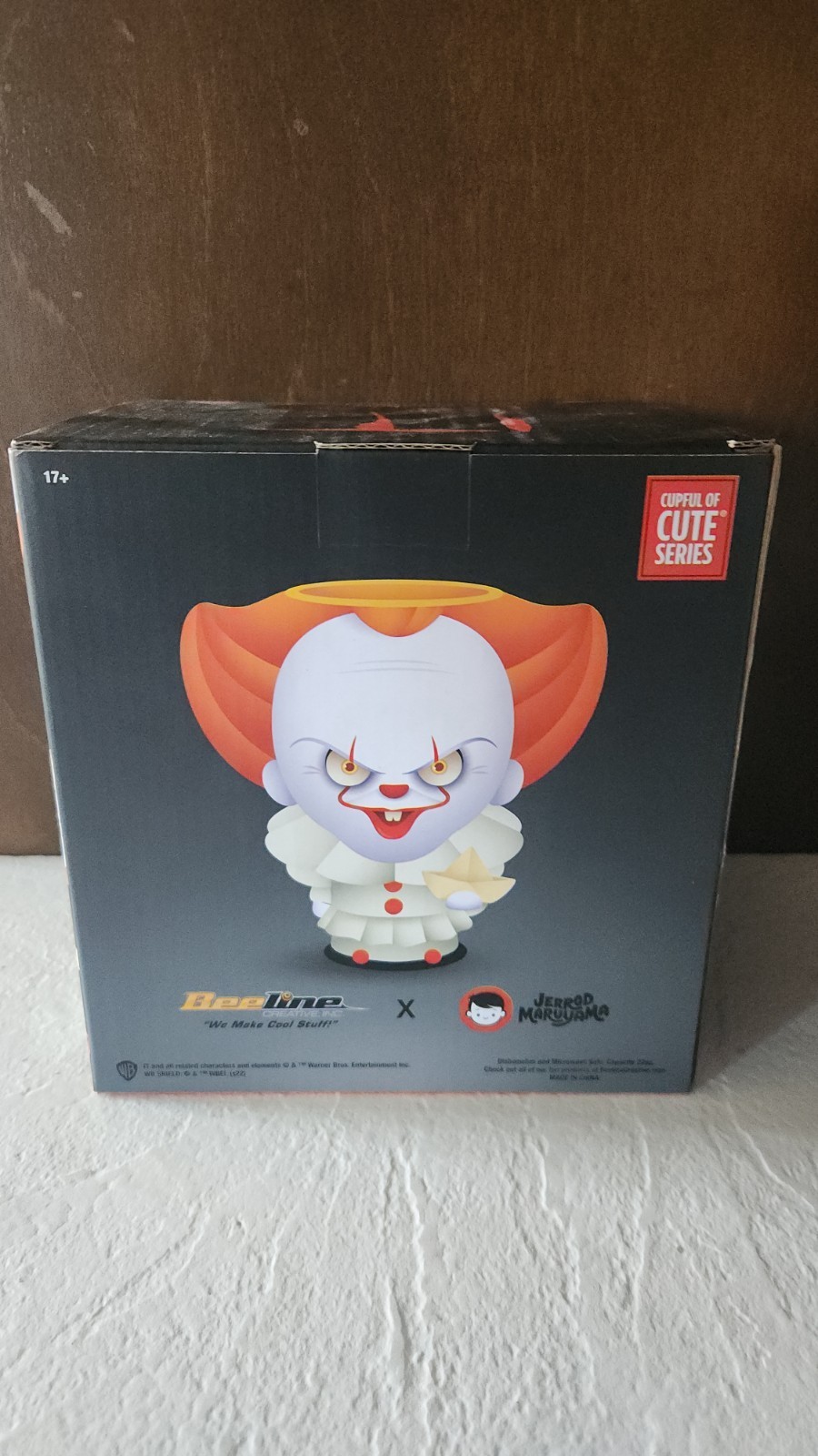 NIB Beeline Creative Geeki Tikis IT Pennywise (22 oz) Cupful of Cute ceramic mug