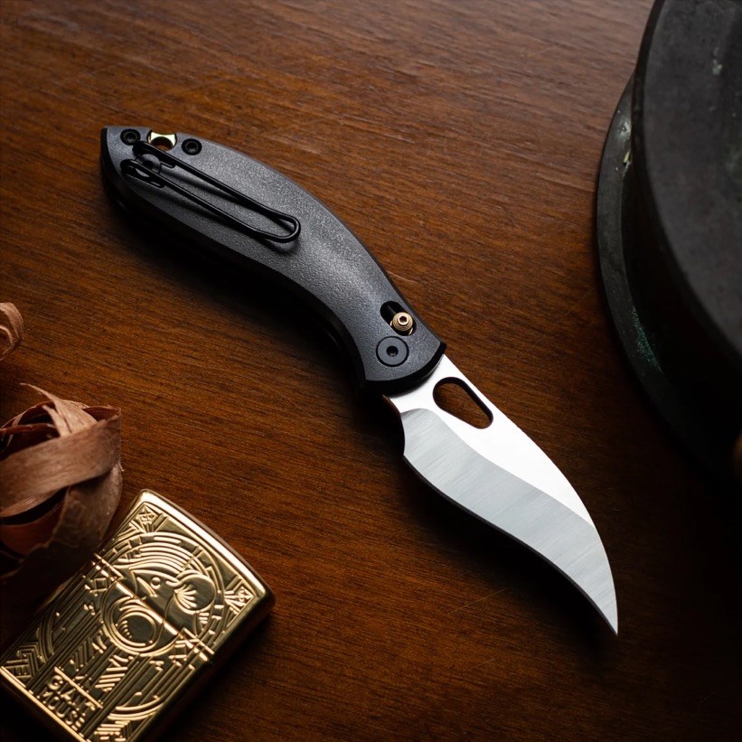 GIANTMOUSE GM GMP13 LTD. ED. 200pcs. Zirconium Scales -90V Satin-Finished Blade