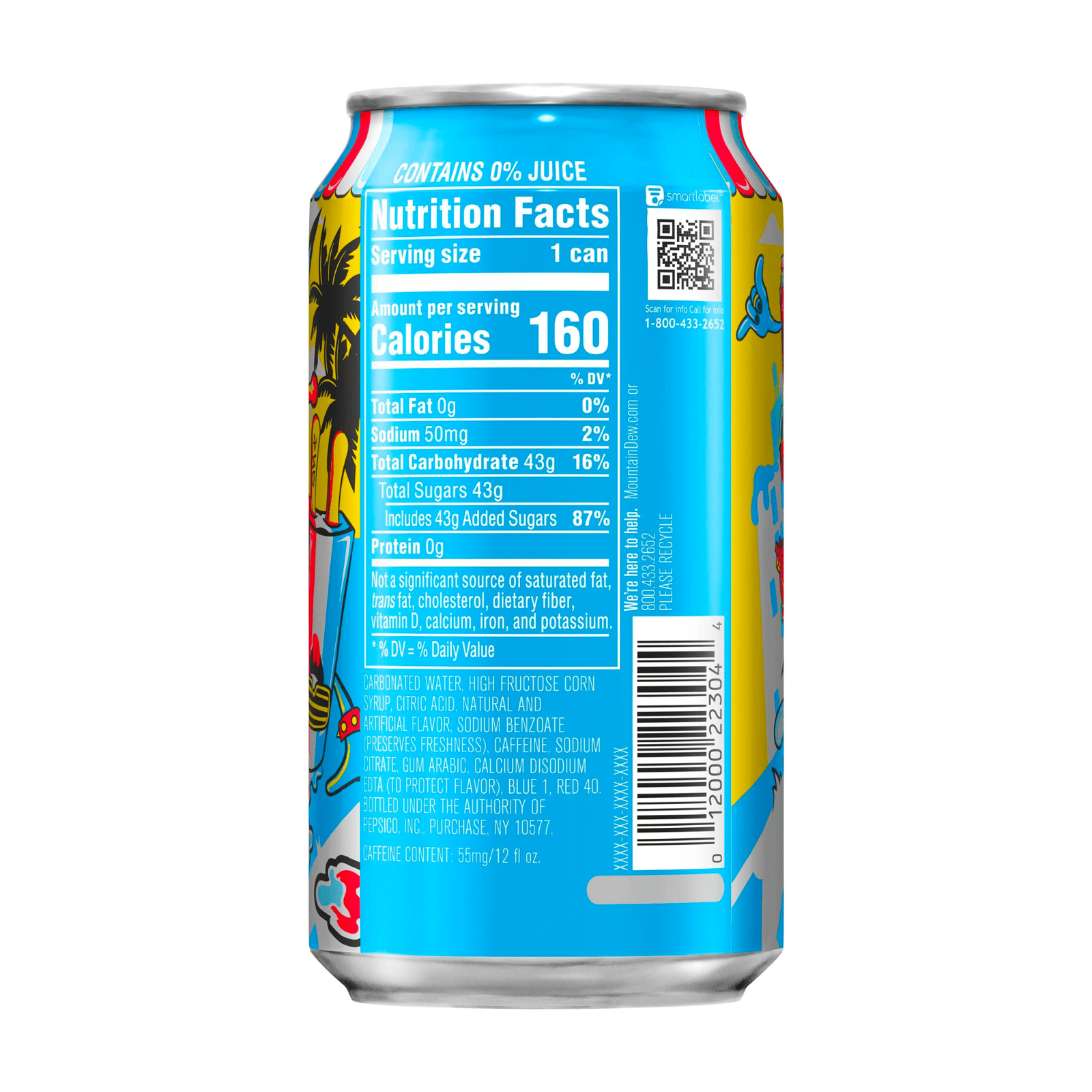 Mtn 🏔Dew Summer 🌬Freeze Evokes Nostalgic ice cream Truck flavors 12.0oz Can