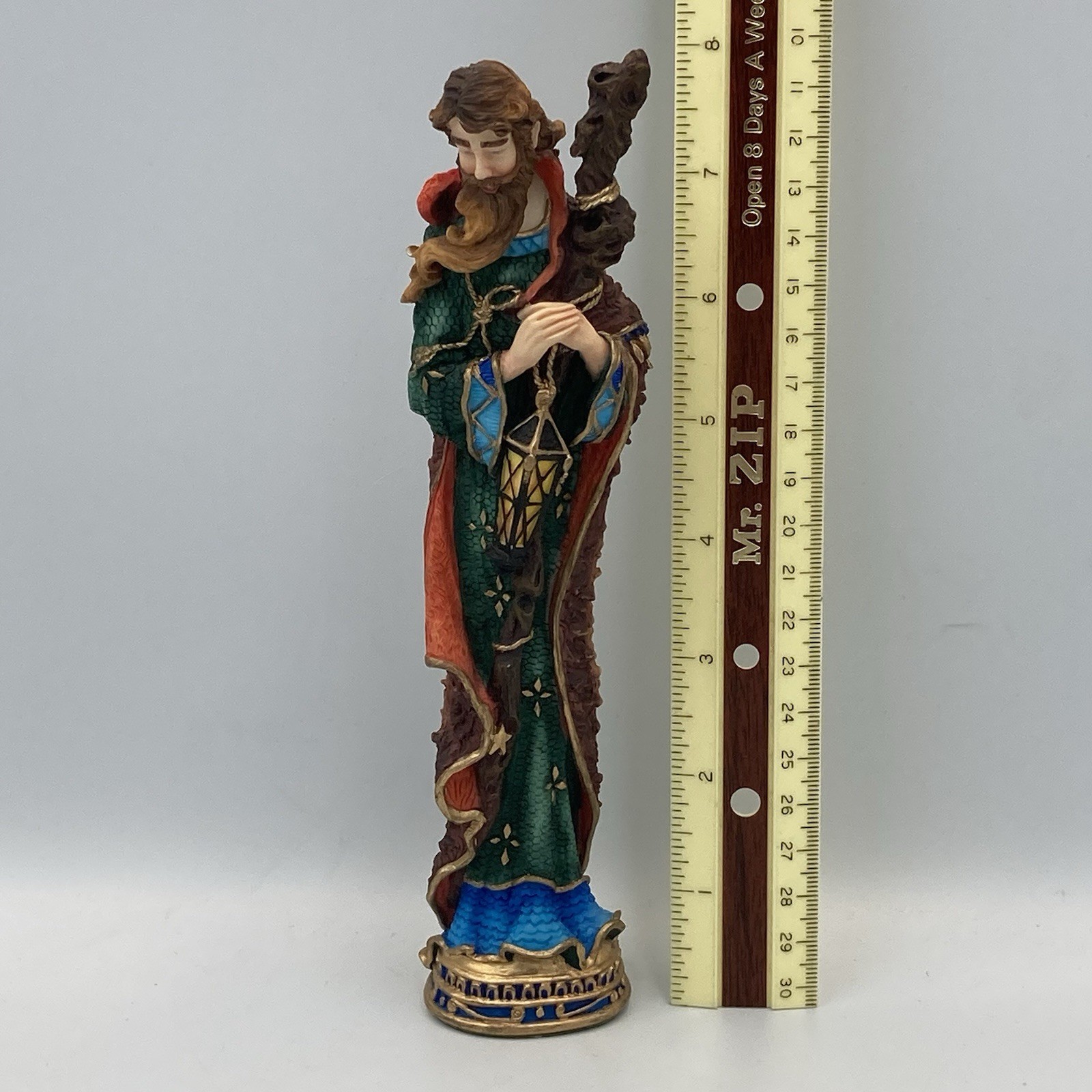 Vintage Lenox Pencil Figurine Joseph 8” Staff Light Nativity Christmas 1998