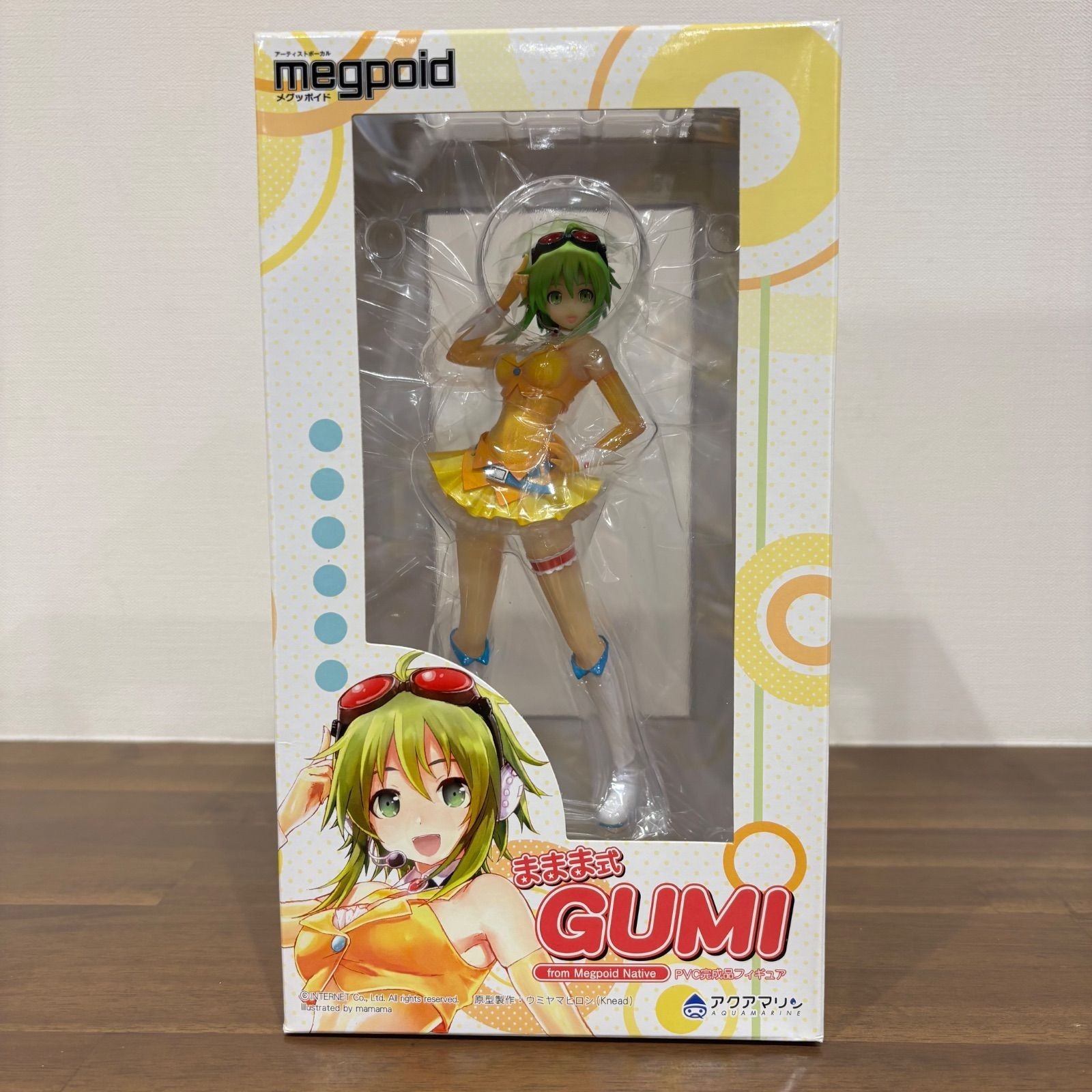 【FACTORY SEALED】 Aquamarine Mamama-shiki GUMI Vocaloid 1/8 Scale PVC Figure JPN