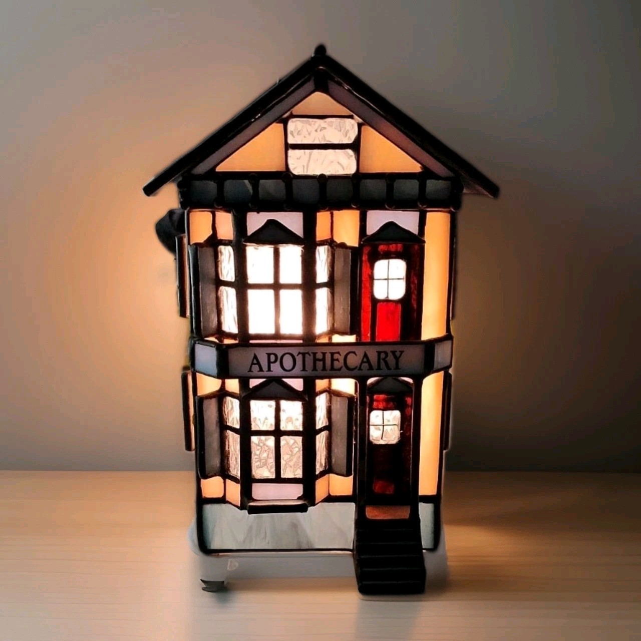 Forma Vitrum Stained Glass House Doctor’s Domain Apothecary Bill Job 1993 Boxed