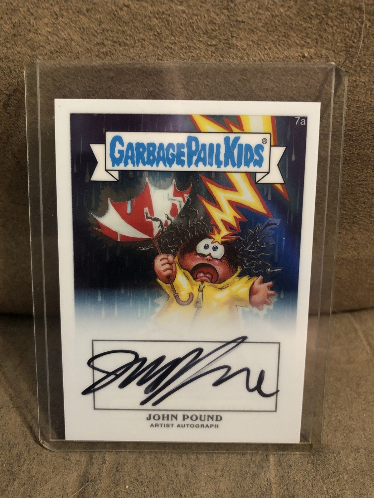 2013 Garbage Pail Kids Stormy Heather aka April Showers John Pound Auto Chrome 1