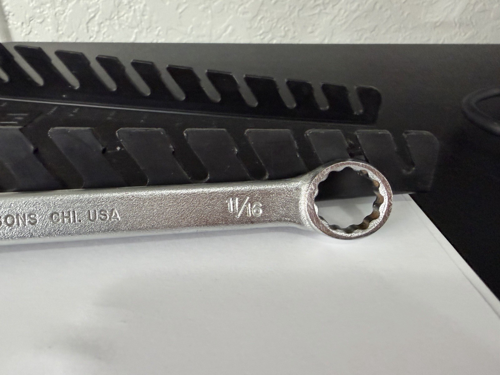 Vintage – Klein Tools Combination Wrench 11/16” 12 Pt. 68047 USA